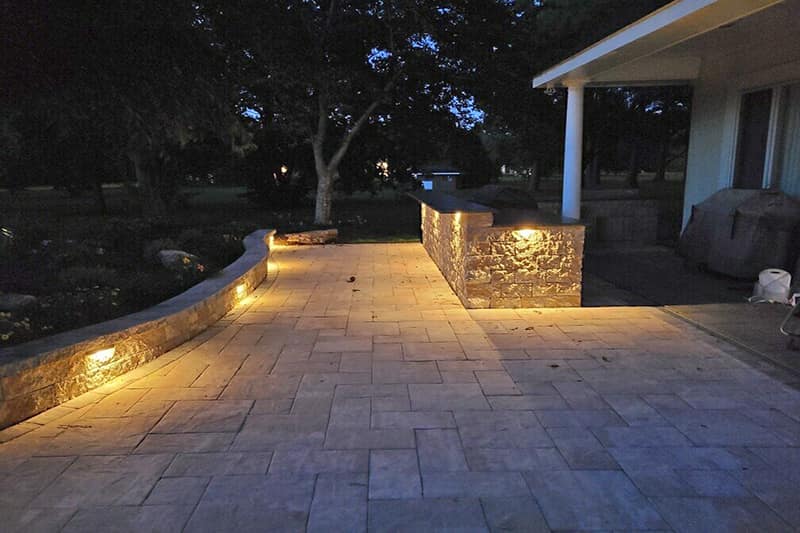 Exterior Lighting & Hardscaping — view 2